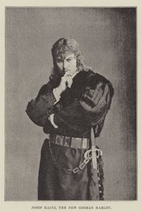 Josef Kainz, nowy niemiecki Hamlet autorstwa English Photographer