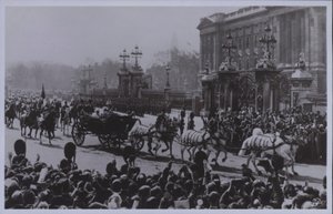 Jubileusz króla Jerzego i królowej Marii (zdjęcie czarno-białe) autorstwa English Photographer