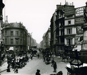 King William Street, Londyn, fotografia autorstwa English Photographer