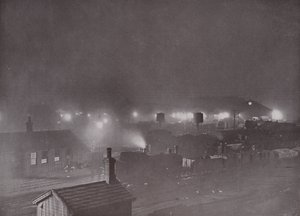 Kings Cross Goods Yard w nocy autorstwa English Photographer