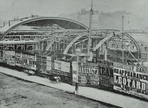 Stacja Kings Cross: prace budowlane w toku, 1862 autorstwa English Photographer