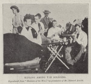 Kipling wśród żołnierzy autorstwa English Photographer