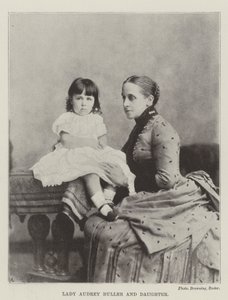 Lady Audrey Buller i córka autorstwa English Photographer
