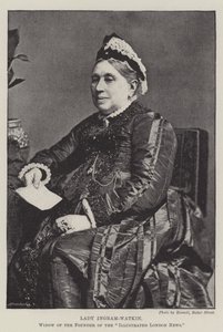 Lady Ingram-Watkin, wdowa po założycielu Illustrated London News autorstwa English Photographer