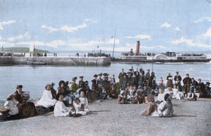 Largs, The Pier (zdjęcie kolorowe) autorstwa English Photographer