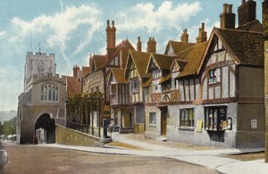 Szpital Leycester i Westgate, Warwick autorstwa English Photographer