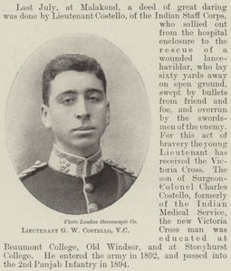 Porucznik G W Costello, VC autorstwa English Photographer