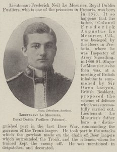 Porucznik Le Mesurier, Królewscy Fizylierzy Dublińscy (więzień) autorstwa English Photographer