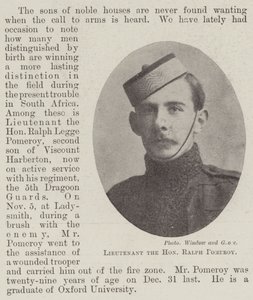 Porucznik Honorowy Ralph Pomeroy autorstwa English Photographer
