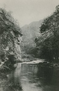 Lions Face Rock, Dovedale autorstwa English Photographer