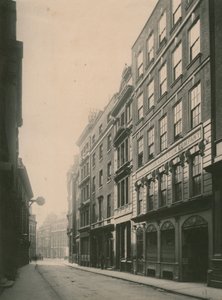 Lombard Street, Londyn; fotografia; z czerwca 1885 r. autorstwa English Photographer