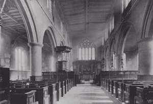London City Churches: All Hallows, Barking (zdjęcie czarno-białe) autorstwa English Photographer