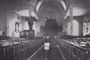 Londyńskie kościoły miejskie: St Mary-at-Hill (zdjęcie czarno-białe) autorstwa English Photographer