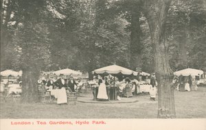 Londyn, ogrody herbaciane, Hyde Park autorstwa English Photographer