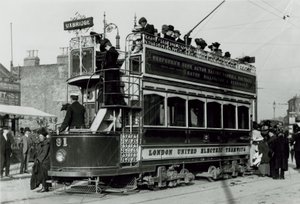 Londyn United Electric Tramways autorstwa English Photographer