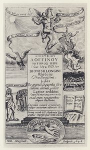 Longinus, GT jak G Webb, Oxford 1636 (zdjęcie czarno-białe) autorstwa English Photographer