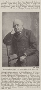Lord Alverstone, nowy Lord Naczelny Sędzia autorstwa English Photographer