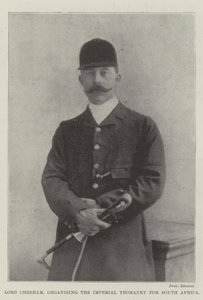 Lord Chesham, organizujący Imperial Yeomanry dla Republiki Południowej Afryki autorstwa English Photographer
