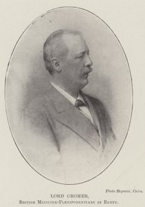 Lord Cromer, brytyjski minister-pełnomocny w Egipcie autorstwa English Photographer