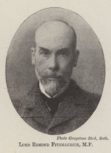 Lord Edmond Fitzmaurice, członek parlamentu autorstwa English Photographer