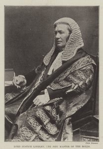 Lord Justice Lindley, nowy mistrz Rolls autorstwa English Photographer