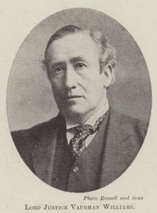 Lord Sprawiedliwości Vaughan Williams autorstwa English Photographer