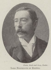 Lord Northcote z Exeter autorstwa English Photographer