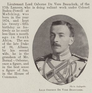 Lord Osborne De Vere Beauclerk autorstwa English Photographer