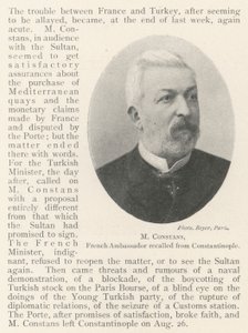 M Constans, ambasador Francji odwołany z Konstantynopola autorstwa English Photographer