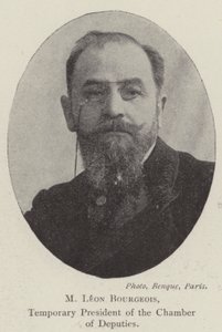M Leon Bourgeois, tymczasowy prezes Izby Deputowanych autorstwa English Photographer