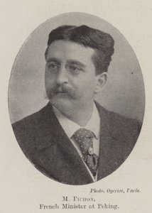 M Pichon, francuski minister w Pekinie autorstwa English Photographer