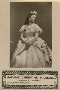 Madame Christine Nilsson jako Violetta w La Traviata autorstwa English Photographer