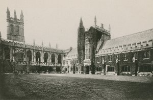 Klasztor i wieża Magdalen College, Oksford autorstwa English Photographer