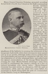 Generał major Cameron Downing autorstwa English Photographer