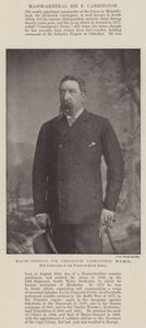 Generał dywizji Sir Frederick Carrington, KCMG, nowy dowódca sił zbrojnych w RPA autorstwa English Photographer