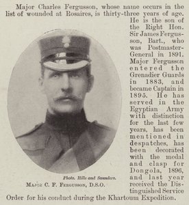 Major CF Fergusson, DSO autorstwa English Photographer