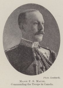Major F S Maude, dowodzący oddziałami w Kanadzie autorstwa English Photographer