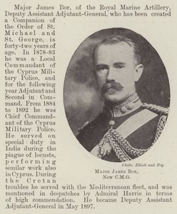 Major James Bor, nowy CMG autorstwa English Photographer