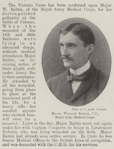 Major William Babtie, VC, Królewski Korpus Medyczny Armii autorstwa English Photographer