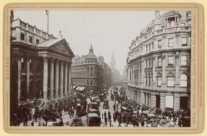 Mansion House, Queen Victoria Street, Drób, Londyn autorstwa English Photographer