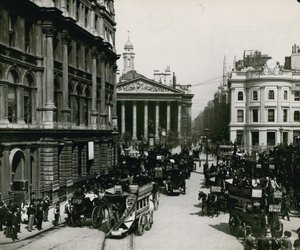 Mansion House Street, Londyn autorstwa English Photographer