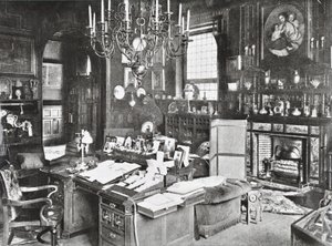 Marlborough House, Pall Mall, Westminster LB: Prince of Wales Study, 1895 autorstwa English Photographer