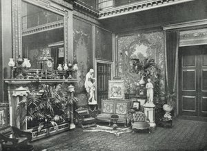 Marlborough House, hol wejściowy (zdjęcie czarno-białe) autorstwa English Photographer