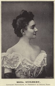 Mdlle Guilbert autorstwa English Photographer