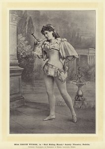 Panna Edith Wynne, w Czerwonym Kapturku, Gaiety Theatre, Dublin