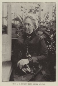 Panna L M Dickens (Pani Henry Austin) autorstwa English Photographer