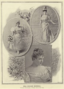 Panna Lillian Russell autorstwa English Photographer