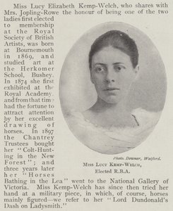 Panna Lucy Kemp-Welch, wybrana na RBA autorstwa English Photographer