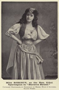 Panna Roberts jako Hon Ethel Sportington w Maroku Bound autorstwa English Photographer