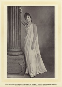 Mlle Sigrid Arnoldson, jako Baucis w Gounods Opera, Filemon and Baucis